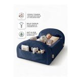 joyfoam modular foam sofas Koruyucu Anne Yanı Beşik - 90x 170 Yumuşacık Bariyerli İlk Yuva Yıkanabilr SÜNGER YATAK DAHİL