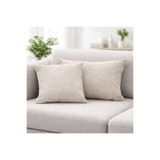 joyfoam modular foam sofas Molina 2Li Dekoratif Çizgili Kadife Kırlent Kılıfı