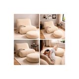 joyfoam modular foam sofas Yumuşak Dokulu Fitilli Kadife TV Koltuğu ve Puf - Dekoratif Yer Koltuğu YIKANABİLİR FERMUARLI