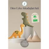 JOYFUL KIDS Dino Uyku Arkadaşları Seti — 2 Dinozor ve Dağ Yastığı