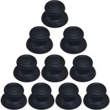 JoyHood Ps4 Dualshock 4 Uyumlu Siyah Analog Topuz Mantar Başlık - 10 Adet Oyun Kolu Tamir ve Değişim Seti