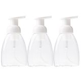 joyliveCY Köpük pompa dağıtıcı, doldurulabilir pompa boş şişe 10,5 oz (300 ml), plastik, 3 adet