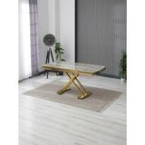 JoyMassa Venoxa Premium 80X120 / 80X180 Ölçülü Mdf Masa ( Tek Masadır) - Gri Mermer
