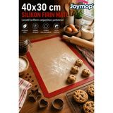 JOYMOP 40X30 cm Silikon Fırın Matı – Yapışmaz Hamur Açma ve Pişirme Matı, Tekrar Kullanılabilir - 30X40