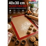 JOYMOP 40x30 cm Silikon Fırın Matı – Yapışmaz Hamur Açma ve Pişirme Matı, Tekrar Kullanılabilir
