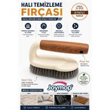 JOYMOP Akasya Saplı Halı ve Koltuk Temizleme Fırçası – Sert Kıl Yapılı Çok Amaçlı Temizlik Fırçası