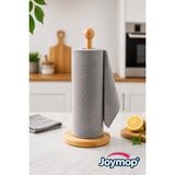 JOYMOP Bambu Kağıt Havluluk – Kaydırmaz Tabanlı, Şık ve Doğal Tasarım Peçetelik - Kahveregi