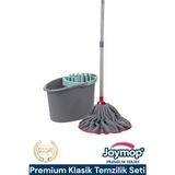 JOYMOP El Clasico Klasik Temizlik Seti – Kendinden Sıkmalı Hazneli 13 Litre Temizlik Kovası - Mavi