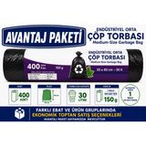 Joypack 55 X 60 Cm 400 Adet Avantaj Toptan Paket Endüstriyel Orta Boy Çöp Torbası 30 Litre Çöp Poşeti