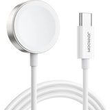 Joyroom S-İW004 Manyetik Type-C Giriş Apple Watch Uyumlu Kablosuz Şarj Aleti - Beyaz