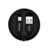 Joyroom S-m346 Uzatılabilir Mikro Hızlı Şarj Ve Data Kablosu Siyah