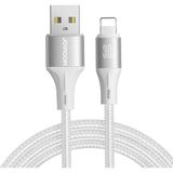 Joyroom Usb-Lighting Metal Hızlı Şarj ve Data Kablo 3 Amper 2 Metre - Beyaz