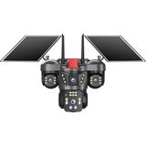 Joysee S4 12MP Aor 2x3.6mm 2x2.8mm 4g 2 Solar Dört Kamera 22IR+12LED Ptz Güvenlik Kamerası - Yok