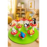 JoyShine 10 Adet Eklemleri Hareketli, Organik, Eğitici Minik Oyuncak Hayvan Figürleri, Oyuncak Seti 4-6 Cm