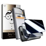 Joytegrity Gizlilik (Anti-Spy) Temperli Cam Ekran Koruyucu, Tozsuz Yükleyici (yardımcı), Parmak İzi Önleyici ve Parlama Önleyici, [SIFIR Toz ve Sıfır Kabarcık], 24° Anti-Spy Temperli Cam - 2'li Paket