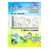 Joyygift Dev boyama kağıdı Büyük boyama kağıdı Çocuk Dev boyama kağıdı seti Renkli boyama kağıdı