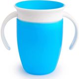 Joyzzz 360 Eğitim Bardağı Kulp, Otomatik Sızdırmaz Valfli Bebekler için 360 Bardak, 205ML Çocuk Dökülmez Eğitim Bardağı, 6 Ay ve Üzeri Yaşlar için BPA İçermeyen Dayanıklı İçme Bardağı (Mavi)