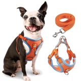 Joyzzz Küçük Köpek Koşum Çekme Yok, 2 Tasma Klipsli Ayarlanabilir Yavru Köpek Koşum, Ultra Konfor Yastıklı Köpeks Yeleği, Küçük Köpekler için Kolay Kontrol Yansıtıcı Köpeks Koşums ve Tasma Seti (M)