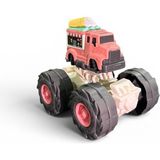 JRK Dev Tekerlekli Pembe Monster Truck Oyuncak Kamyon - Dev Tekerlekli Mini Kamyon