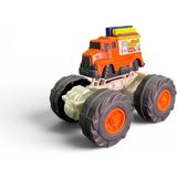 JRK Dev Tekerlekli Turuncu Monster Truck Oyuncak Kamyon - Dev Tekerlekli Mini Kamyon