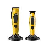 Jrl Diamante Collection Profesyonel Saç Kesim Ve Çizim 8200 Rpm Tıraş Makinesi Seti Sarı