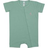 Jrmori Boydan Çıtçıtlı Basic Kısa Tulum - Yeşil - 1,5 - 2 Yaş
