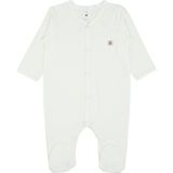 Jrmori Boydan Çıtçıtlı Basic Tulum - Beyaz - 1,5 - 2 Yaş
