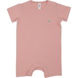 Jrmori Omzu Çıtçıtlı Basic Kısa Tulum - Pembe - 1,5 - 2 Yaş