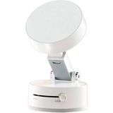 JS02 Asla Bırakmayan Kilit Vakum Ile Tutucunun Düşmesine Son!!!! Süper Mıknatıslar Ile Harika Tutuş Bütün Cep Telefonları Navigasyonlar ve Tabletler Için Araç Tutucu Masaüstü Stand (Beyaz) - Option-1 - 000-Siyah