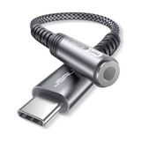 Jsaux Usb-C Type-C To 3,5 mm Kulaklık Jack Hifi Adaptörü USB C - Aux Ses Dönüştürücü Kulaklık Aparatı Kablosu Samsung Galaxy S23 S23+ S23 Ultra S22 S21 S20 Plus/ultra, iPad Pro, MacBook Uyumlu CM0011 - Kırmızı