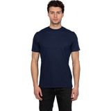 JSCO Erkek Bisiklet Yakalı Basic Indigo Tişört 8402 - M