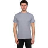 Jsco Hscstore Erkek Bisiklet Yakalı Basic Açık Gri Tişört - 8402