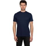 Jsco Hscstore Erkek Bisiklet Yakalı Basic İndigo Tişört - 8402