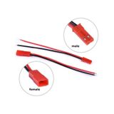 Jst Kablo Erkek Disi Cift 10Cm 100Mm Model Ucak Helikopter Robot Lipo Lityum Lion Pil Aku Baglanti
