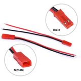 JST Kablo Erkek Dişi Çift 15cm 150mm Model Uçak Helikopter Robot Lipo Lityum Lion Pil Akü Bağlantı Kablosu RC DIY Led FPV Quadcopter