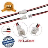 Jst-xh 1.25mm 2-pin Drone Pili Soketi Dişi Erkek 10 Cm Kablo Garantili