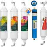 JSU Conan Uyumlu 12 Parça Filtre + Bağlantı Seti - 5 Kademe Inline JF Kartuş