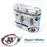 Jsv H1 Halojen Ampul 12v 55w 6500k Far Ampulü Super White 2li Set Beyaz 1 Adet