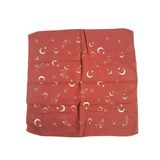 Jtaw25bdn1666 Ay Yıldız Türkiye Bayrak Kırmızısı 50 Cm X 50 Cm %100 Pamuk Bandana Fular Janti Bandana