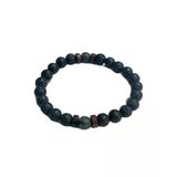 Jtaw25blk1651 8 Mm Lav Ve Hematit Doğaltaş Ahşap Esnek Siyah Garantili Janti Bileklik