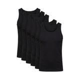 Jtaw26atl1904 184 By Namaldı %90 Pamuk %10 Elastanlı Premıer Erkek 6'Lı Janti Atlet