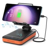 JTEMAN Erkekler Kadınlar için Doğum Günü Hediyeleri,Bluetooth Hoparlör ve Güç Bankası ile Cep Telefonu Standı,Taşınabilir Katlanabilir Şarj Hoparlör Standı,Kadınlar için Benzersiz Hediyeler Baba,Erkek