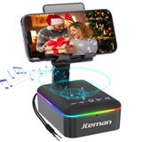JTEMAN Erkekler Kadınlar için Hediyeler, Kablosuz Bluetooth Hoparlör ve LED Atmosfer Işıklı Cep Telefonu Standı, Ayarlanabilir Havalı Teknoloji Mutfak Aletleri, Onun, Koca, Erkek Arkadaş için Eşsiz