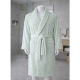 Jua Linda Premium Pamuklu Bornoz– Açık Yeşil (Mint) - XL - 2XL
