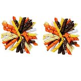juDanzy 2 Paket Şükran Günü Korker Saç Tokası, Çok renkli, One Size