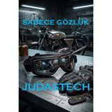 Judas L45 Polarize Motosiklet Kayak Doğa Sporları Unisex Güneş Gözlüğü - Siyah