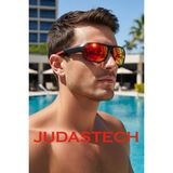 Judas S15 Polarize Sürüş Spor Aktivite Unisex Güneş Gözlüğü - Cam Renk