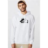Jujutsu Kaisen Anime Divine Dogs Beyaz Erkek 3İp Kapşonlu Sweatshirt