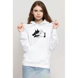 Jujutsu Kaisen Anime Divine Dogs Beyaz Kadın 3İp Kapşonlu Sweatshirt