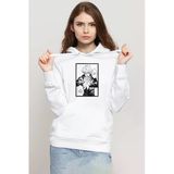 Jujutsu Kaisen Anime Satoru Gojo Lets Get A Little Crazy Beyaz Kadın 3İp Kapşonlu Sweatshirt